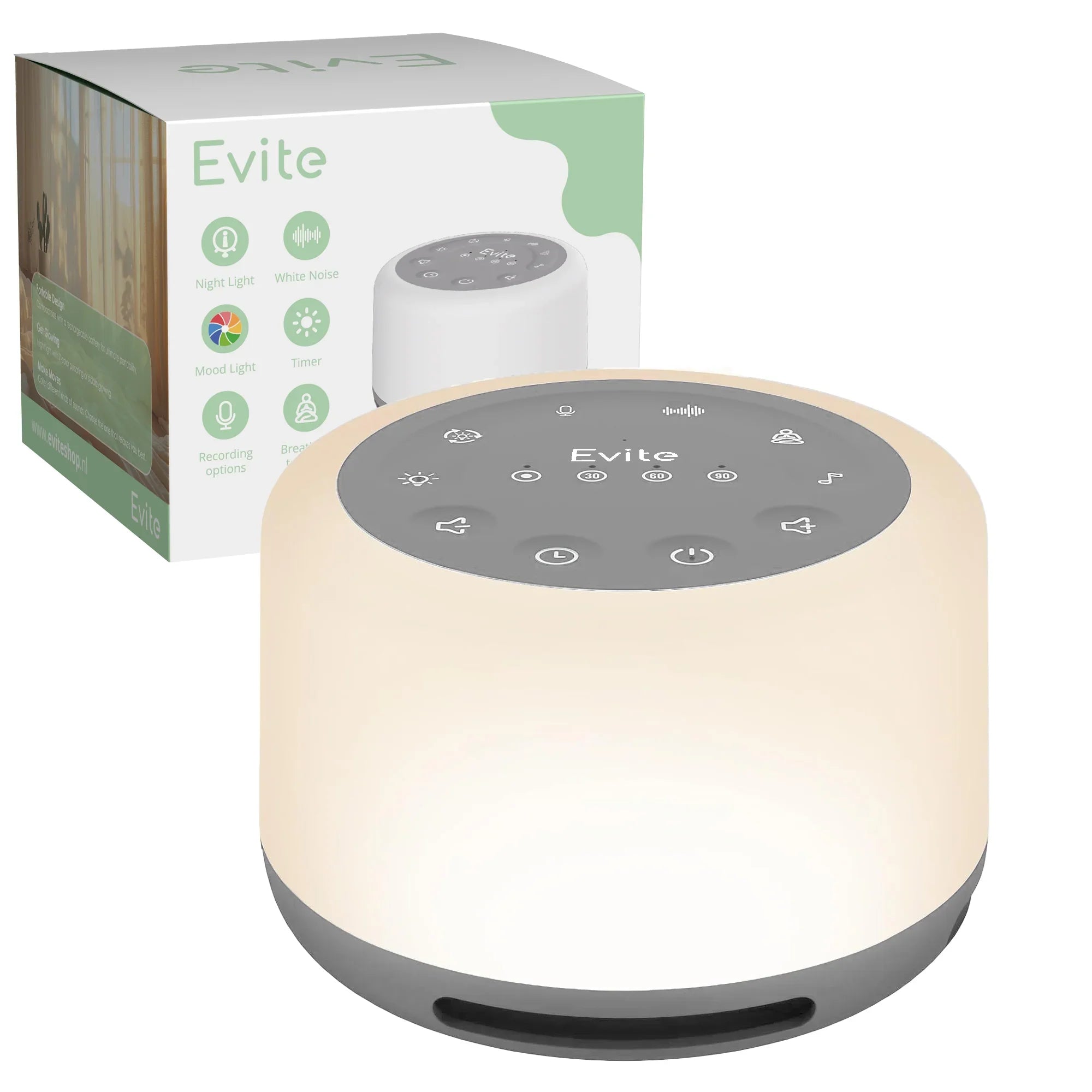 Evite White Noise Machine - Wit